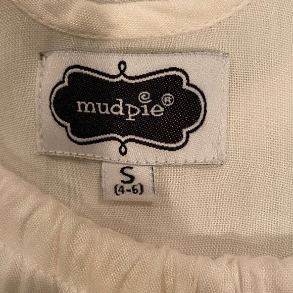 Mud Pie Swimsuit Coverup Size Small Fringe Bottom Tie Neck - Picture 10 of 10